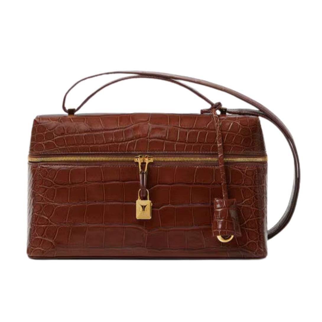 7 LORO PIANA EXTRA BAG L27 INTENSE ESPRESSO