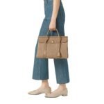 LORO PIANA LOOM BAG L32 FUME TAUPE
