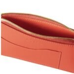 LORO PIANA EXTRA ZIP POUCH CORAL FICTION
