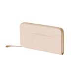 LORO PIANA EXTRA ZIP AROUND PURSE CREAMED HONEY