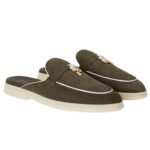 LORO PIANA CHARMS WALK BABOUCHE LOAFER SICILIAN