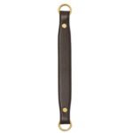 LORO PIANA FOULARD HANDLE DARK CHOCOLATE LICORICE