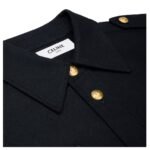 CELINE MILITARY SHIRT IN COTTON WOOL TWILL
