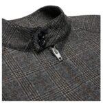 CELINE TRIOMPHE BLOUSON JACKET IN PRINCE OF WALES WOOL