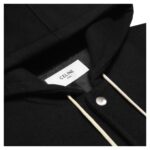 CELINE COLLEGE LONG PARKA IN DOUBLE FACE WOOL