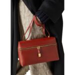 LORO PIANA EXTRA BAG L27 DEEP KUMMEL-SUN GOLD