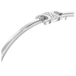 CELINE TRIOMPHE ARTICULATED BRACELET IN BRASS WITH RHODIUM FINISH