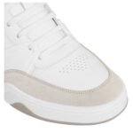 CELINE TRAINER CT 07 LOW LACE UP SNEAKER IN CALFSKIN AND SUEDE CALFSKIN