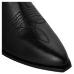 CELINE WESTERN ZIPPED BOOTS IN CALFSKIN