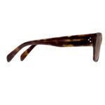 CELINE BLACK FRAME 55 SUNGLASSES IN ACETATE CARAMEL HAVANA