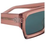 CELINE BLACK FRAME 53 SUNGLASSES IN ACETATE TRANSPARENT ROSE CARAMEL
