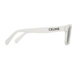 CELINE MONOCHROMS 05 SUNGLASSES IN ACETATE WHITE