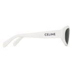 CELINE MONOCHROMS 07 SUNGLASSES IN ACETATE WHITE
