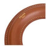 CELINE BANGLE IN LAMBSKIN TAN