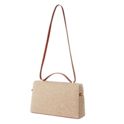 LORO PIANA EXTRA BAG L27 NATURAL BROWN