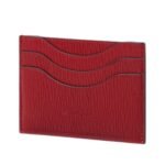 LORO PIANA EXTRA CARDHOLDER FROZEN REDCURRANT