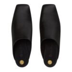 LORO PIANA ALBA FLAT MULE BLACK