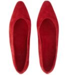 LORO PIANA PRIMULA BALLET FLAT RED RASPBERRY