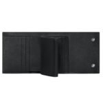 CELINE SMALL TRIFOLD WALLET IN GRAINED CALFSKIN BLACK