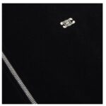 CELINE TRIOMPHE TRACKSUIT JACKET IN VELVET JERSEY BLACK