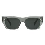 CELINE BLACK FRAME 55 SUNGLASSES IN ACETATE BLACK