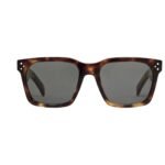 CELINE BLACK FRAME 45 SUNGLASSES IN ACETATE MILKY DARK GREEN