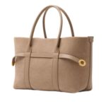 LORO PIANA SMALL GHIERA SHOPPER FUME TAUPE