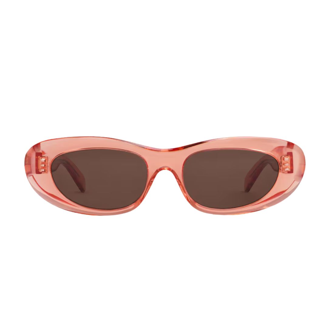 9 CELINE CAT EYE S310 SUNGLASSES IN ACETATE TRANSPARENT CORAL