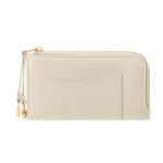LORO PIANA EXTRA ZIP POUCH WHISPER WHITE