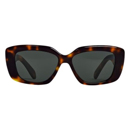 CELINE TRIOMPHE 04 SUNGLASSES IN ACETATE DARK HAVANA