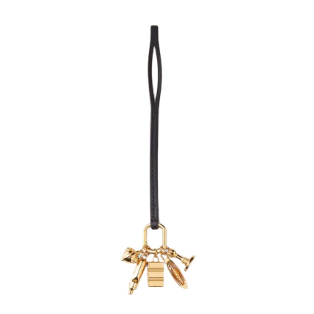 9 LORO PIANA ANNIVERSARY BAG CHARMS BLACK