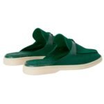 LORO PIANA CHARMS WALK BABOUCHE LOAFER BAOBAB GREEN