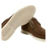 LORO PIANA OPEN WALK ANKLE BOOT TAWNY BARK