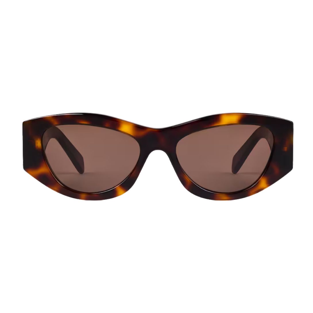 9 CELINE TRIOMPHE 15 SUNGLASSES IN ACETATE DARK HAVANA