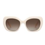 CELINE TRIOMPHE 06 SUNGLASSES IN ACETATE IVORY