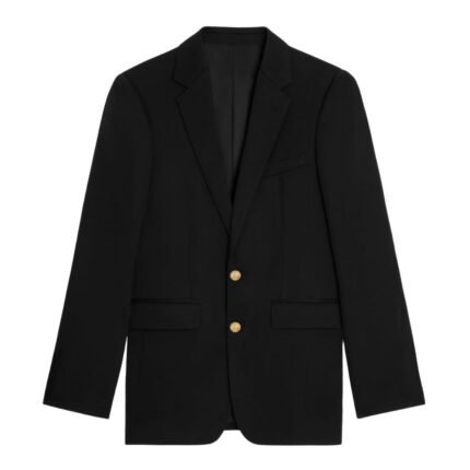 CELINE CLASSIC JACKET IN DIAGONAL WOOL