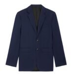 CELINE CLASSIC JACKET IN WOOL GABARDINE INK