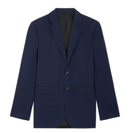CELINE CLASSIC JACKET IN WOOL GABARDINE INK