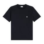 CELINE TRIOMPHE LOOSE T SHIRT IN COTTON JERSEY OFF WHITE-BLACK