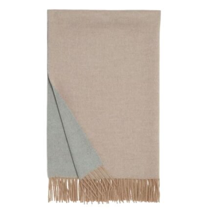 LORO PIANA TWO TONE STOLE LUNAR ROCK MELANGE