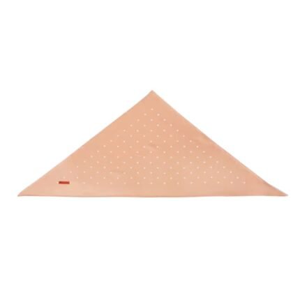 LORO PIANA TRIANGLE SCARF PINK SAND